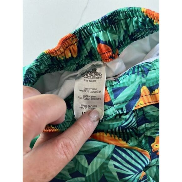 UV SKINZ Toddler Sunwear Trunks Hat Sets and Rash Shirt Sz 12/18 Mo - Picture 6 of 8
